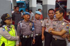 Penumpang ke Bali Meningkat, Polresta Sidoarjo Pastikan Kondisi Terminal dan Bus Aman