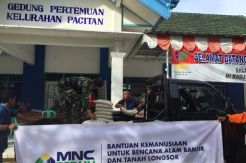 Dandim 0801/Pacitan Apresiasi Bantuan MNC Peduli bagi Korban Banjir dan Longsor
