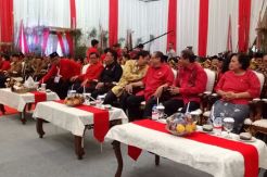 Jokowi dan Sejumlah Pejabat Hadiri Rakornas 3 Pilar PDIP di Tangerang