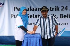 Operasikan PLTD, PLN Nyalakan Listrik 24 Jam Pulau Selat Nasik
