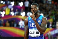 Justin Gatlin Tersandung...