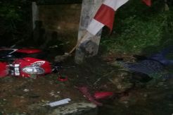 Tabrak Tembok, Pengendara Motor Meregang Nyawa