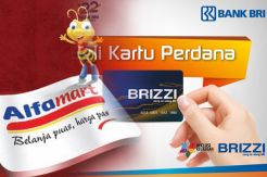 BRI-Alfamart Terbitkan Kartu Co-Branding AKU BRIZZI Alfamart