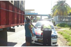Nekat Masuk Jalur Tol Cikampek, 24 Truk Besar Kena Tilang