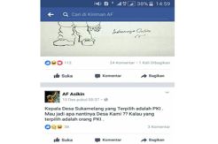 Kesal Calon Kades Kalah, Pemuda Ini Ubah Lambang Pancasila dengan Palu Arit