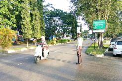 Jelang Malam Pergantian Tahun, Polantas Siaga di Setiap Persimpangan