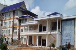 Proyek Gedung Rawat Inap RSUD Tanjunguban Terbengkalai