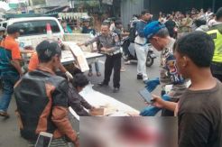Gagal Menyalip, Istri Pemotor Tewas Mengenaskan Terlindas Truk