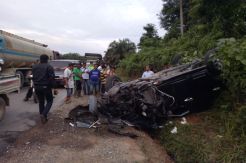 Fortuner Bupati Bungo Tabrakan dengan Avanza, Satu Tewas dan 4 Kritis