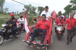 Mantan Tukang Becak Maju Pilbup Jombang, Bersaing dengan Incumbent