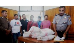 Polda Maluku Gagalkan Penyelundupan 4 Ton Batu Cinnabar
