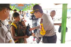 Pantau KLB Tim Kemanusian Polda Papua Kunjungi Kabupaten Asmat