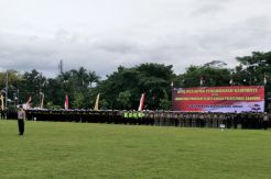 Pilkada Serentak, Polda Jabar dan Polrestabes Bandung Gelar Apel Pengamanan