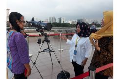 Monas Gelar Nobar Super Blue Blood Moon dan Salat Gerhana