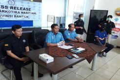 Bahan Baku Pembuat Ekstasi Asal Belanda Diamankan BNN Banten