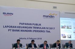 Laba Bersih Bank Mandiri Naik 49,5% Sepanjang 2017