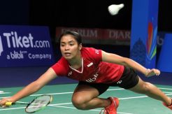 Gregoria Sempurnakan Kemenangan Indonesia Atas Singapura 5-0