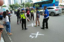 Polisi Lakukan Olah...