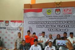KPU Bogor Tetapkan 5...