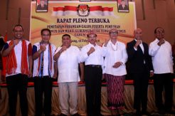 KPU Tetapkan Empat Paslon Bertarung di Pilgub NTT