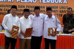 Ini Nomor Urut Peserta Pilkada Banyumas 2018