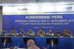 Laba Bersih BTN 2017 Naik 15,59% Jadi Rp3,02 Triliun