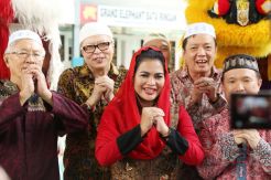 Imlek, Gus Ipul-Puti Kenang Gus Dur dan Mega
