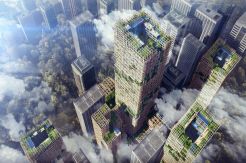 W350, Gedung Tertinggi di Dunia Berbahan Kayu Senilai Rp76 Triliun