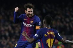 Babak 1 : Gol Cepat Girona, Dibayar Kontan Suarez dan Messi