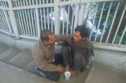 P3S Amankan Pengemis Tangan Buntung di Jembatan Slipi