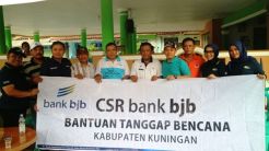 Bank Bjb Serahkan Bantuan Bagi Korban Banjir di Kuningan