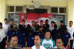 Polisi Bekuk 11 Pelaku Curanmor di Lebak