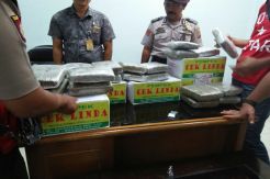 Petugas Bandara SMB II Gagalkan Penyelundupan Ganja