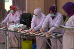 Ratusan PNS Aceh Barat Jalani Tes Urine