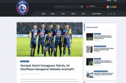 Laman  Arema FC Diretas, Klub Selidiki Motif Pelaku