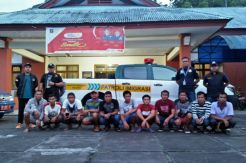 11 WNA Ilegal Ditangkap di Tahuna Tiba di Manado