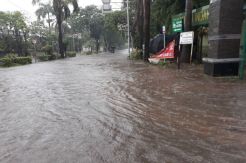 Banjir Akibat Hujan Deras di Wilayah Jakarta Utara Sudah Surut