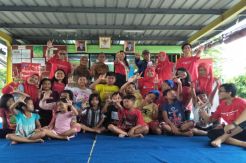 Miss Indonesia Alya Nurshabrina Ajak Anak-Anak Membaca Bersama
