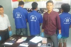 Tim Opsnal Resnarkoba Polres Bima Tangkap 3 Tersangka Narkoba