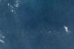 Citra Satelit Tunjukkan Angkatan Laut China Unjuk Kekuatan di LCS