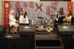 Miss Indonesia Alya Nurshabrina Beri Motivasi di Vocale Market 2018