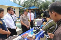 Polres Inhil Gagalkan Pengiriman Senapan Ilegal ke Jakarta