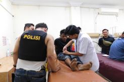 Kabur saat Hendak Ditangkap, Jambret Tersungkur Ditembak Polisi