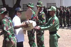 Program TMMD Sentuh Dua Kabupaten di Perbatasan NTT