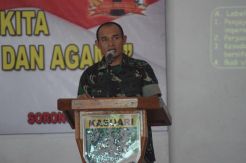 Dandim 1704 Sorong Paparkan Tujuan Program TMMD kepada Warga