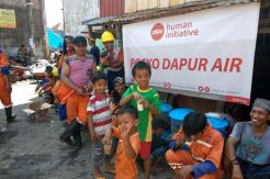 PKPU Human Initiative Dirikan Posko Dapur Air di Lokasi Kebakaran