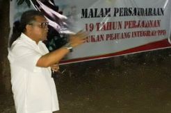Rayakan HUT PPI, Eurico Guterres Deklarasi Jadi Caleg Perindo