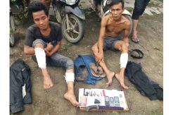 Melawan dengan Parang, 2 Pencuri Motor Didor Polisi