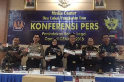 Bea Cukai Gagalkan Penyelundupan 1,5 Juta Batang Rokok Ilegal