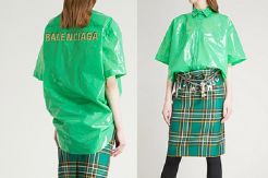 Balenciaga Pamerkan Kemeja Plastik Seharga Rp12 Juta